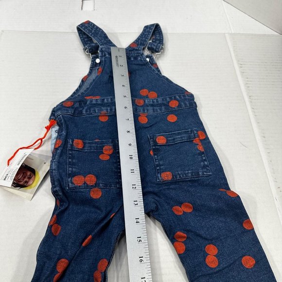 Christian Robinson Boy's Sz 18 Month Microscope Embroidered Overalls Blue Orange - Picture 11 of 16